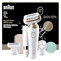 Braun Epilator Silk-épil 9 Flex SkinSpa, Hair Removal Device